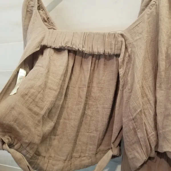 {XL} Free People Endless Summer Forever Mood Skirt Set Taupe - Image 6