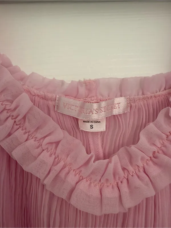 Y2K Sabrina Carpenter Victoria Secret Babydoll Slip Small Pink Rare Coquette 00s - Image 4