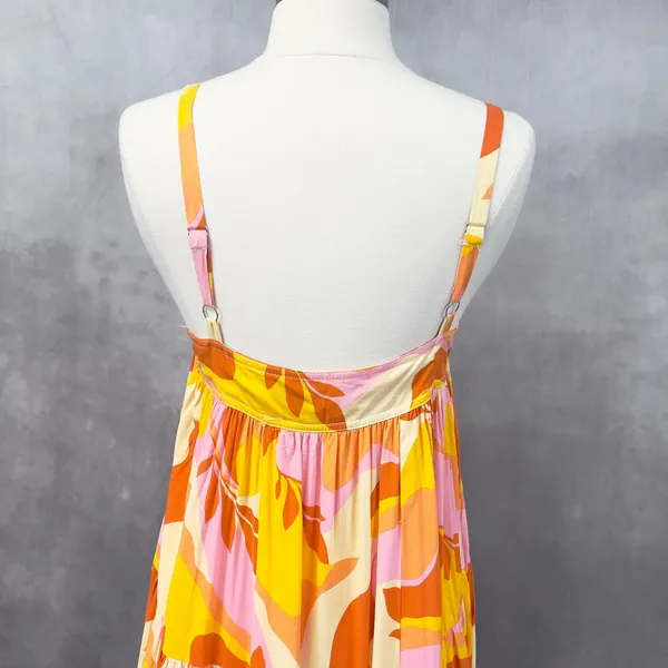 Abel The Label‎ Anthropologie Maxi Dress Small Tiered Flowy Boho Indie Hippie - Image 7