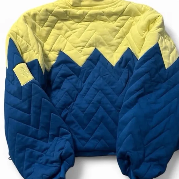 Free People Zig Zag Pullover Jacket. Size Large - Image 4