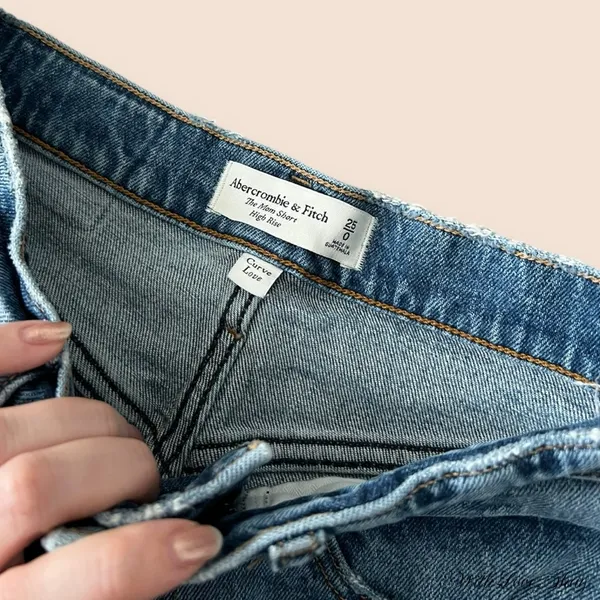 EUC high waisted denim curve love mom shorts - Image 3
