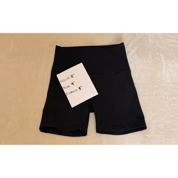 Aritzia NWOT TNA TnAction Butter Cheeky High Rise Bike Shorts Black Sz 00 XXS - Image 5