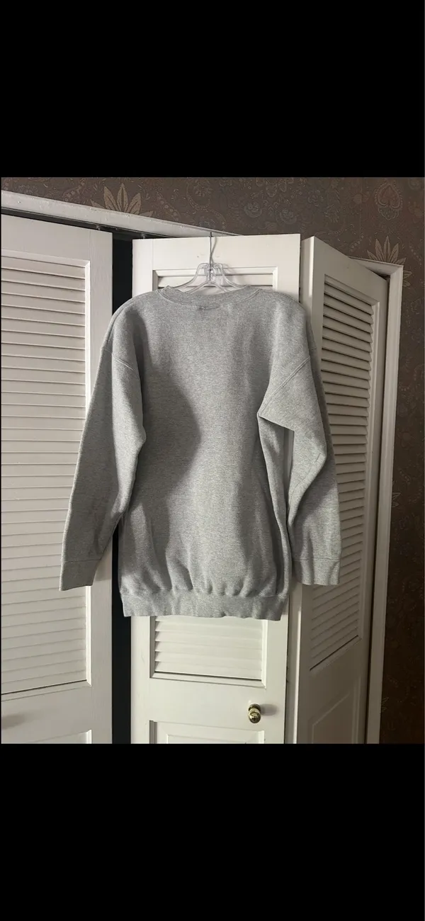 campus designs MSU grey crewneck Gray Size M - Image 3