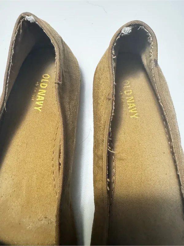 Old Navy Women's Brown Studded Flats Sz 8 - Image 6