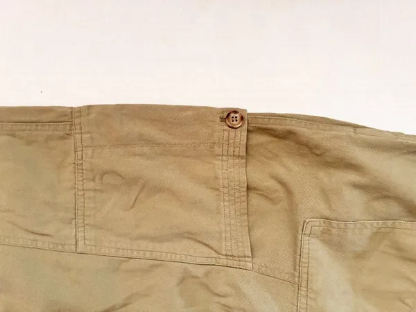 7 For All Mankind Utility Cargo Drawstring Pants Fall - L - Olive Green Khaki - Image 4