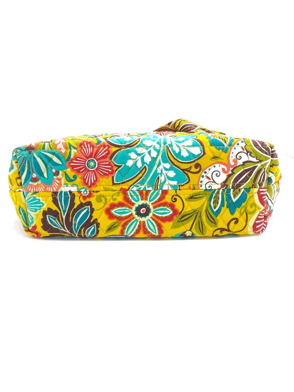 NWT Vera Bradley Provençal Floral Quilted Tote Bag Yellow Red Turquoise Print - Image 6