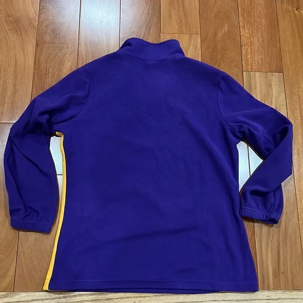 NFL Minnesota Vikings NFL Team Apparel Womens Pullover Sweatshirt‎ 1/4 Zip M - Image 2