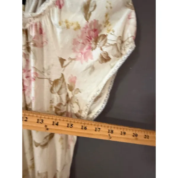 Lauren Ralph Lauren Coquette Feminine Pink Floral Cotton Lace Shirt Blouse Large - Image 7