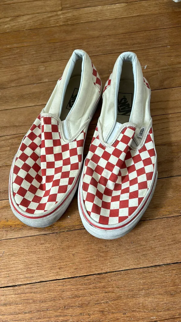 Red Vans Checkered - Image 2