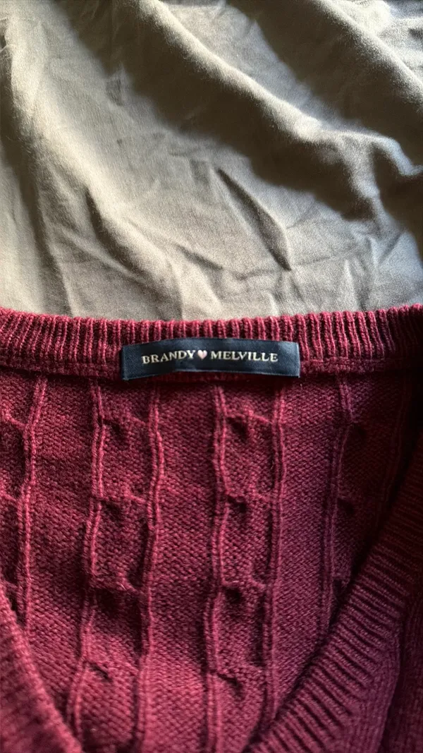Brandy Melville half knit sweater  - Image 3