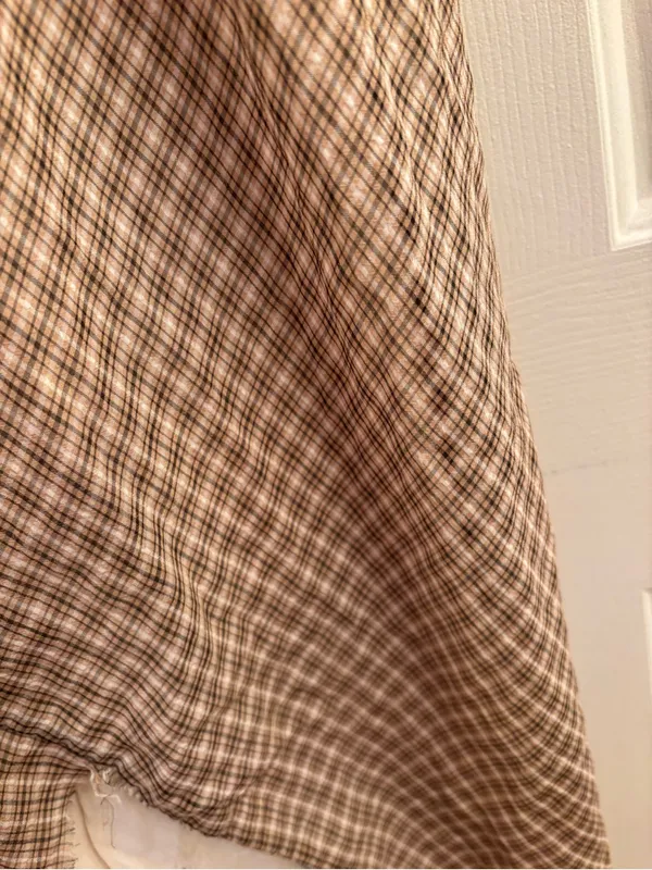 Reformation Beige Geometric Maxi Slip Dress - Image 4