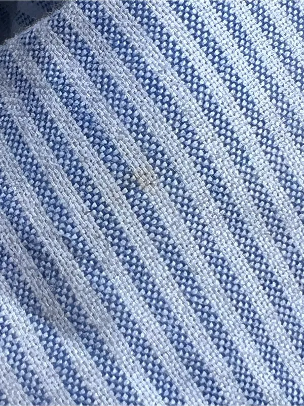 Zara Basic Collection Tweed Pinstripe Button-Down Shirt Size M - Image 14