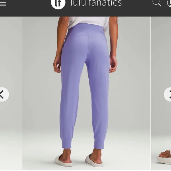 Lululemon Ready to Rulu High-Rise Jogger *Full Length Dark Lavender size 4 EUC - Image 3