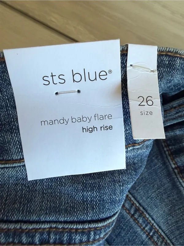 STS Blue Mandy High Rise Released Hem Jean Blue Size 26 NWT STITCH FIX - Image 9