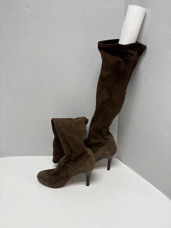 Cole Haan Women's Brown Suede Over the Knee Boots - Size 8.‎ - Image 5