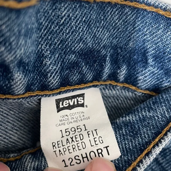 Levi's Women Vintage Blue Relaxed Fit Tapered Leg High Rise Jeans Size 12S - Image 2