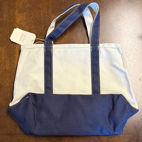 NWT Gap X DOEN Logo Tote Bag Smooth Cotton Canvas With Straps - Image 2