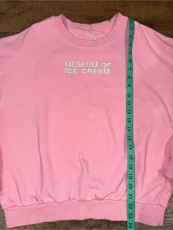 Museum of Ice Cream Crewneck Sweatshirt in Bubblegum Pink Adult XL - Image 8