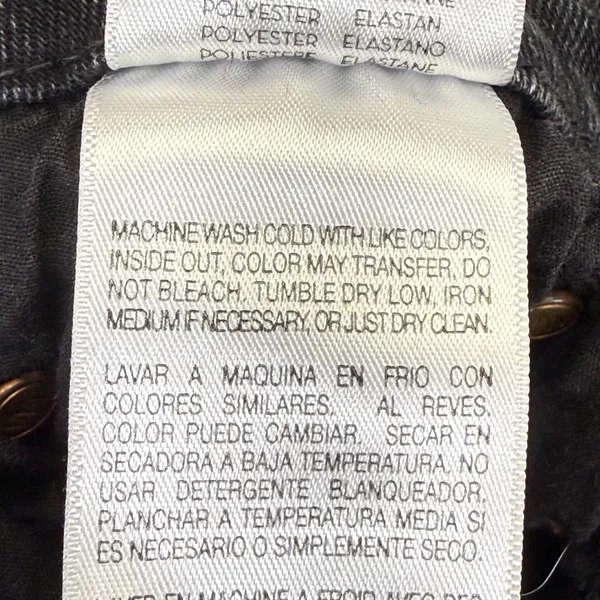 MOTHER High Waisted Looker Ankle Fray Night Hawk Skinny Jeans Gray‎ 23 READ - Image 12