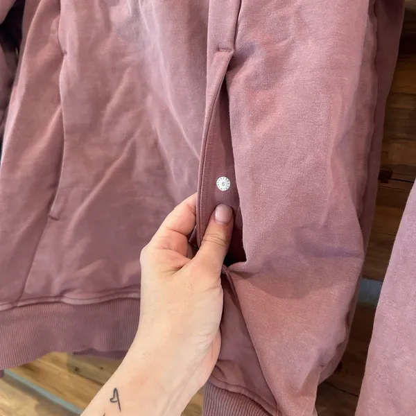 Lululemon Scuba Hoodie Washed Mauve Pullover - Image 4