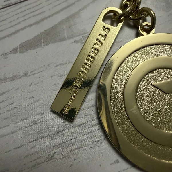 Wicked Starbucks OZ Gold Keychain Bag Charm‎ Tumbler Replacement Glinda Elphaba - Image 3