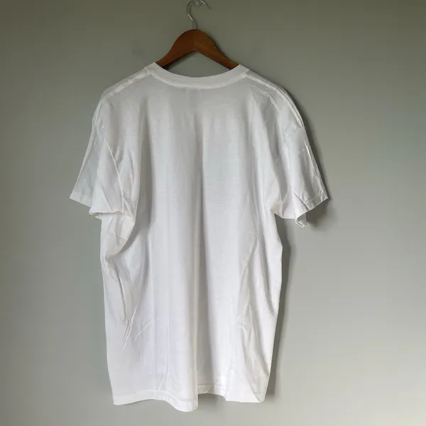 Fruit of the Loom Vintage 1998 T-Shirt 'Friesian Love' Horse White Unisex XL - Image 2