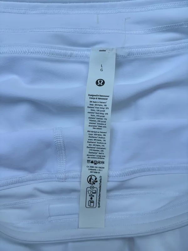Lululemon NWT High Rise Tennis Skirt Size L LW8AM9S - Image 8