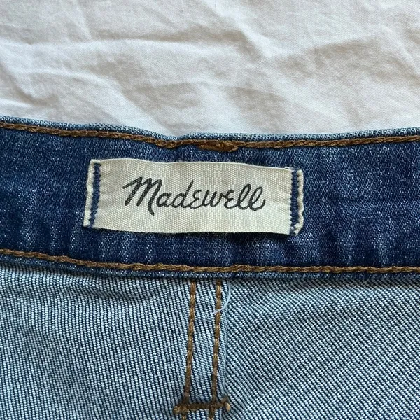 Madewell High Rise Denim Shorts W29 Medium Wash - Image 3