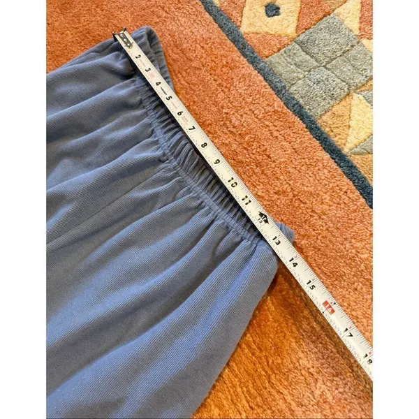 Jagenda Blue Cotton Blend Lounge Pants Women Size L USA Made - Image 4