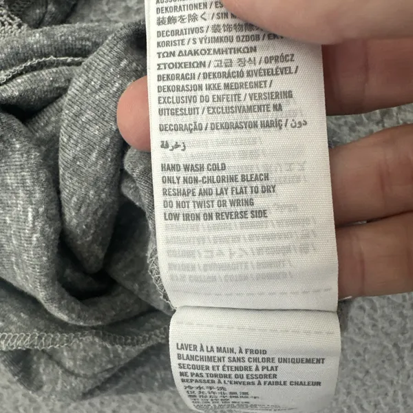 Y2K Abercrombie & Fitch Tank Top Gray Crochet Racerback Retro Women's Small - Image 6