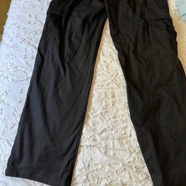 LEPUNUO S BLACK CARGO PANTS - Image 5