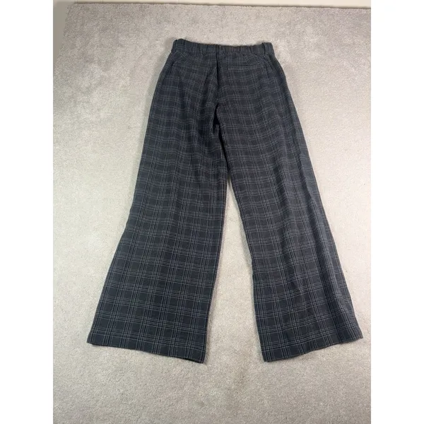 American Eagle Women's Wide Leg Trousers Plaid Size 0 Soft - Image 7