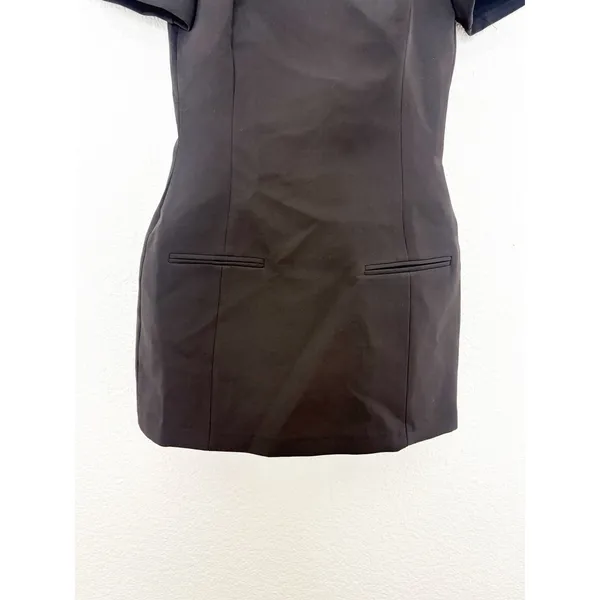 Zara Woman FW25 Black Short Pleated Pocket Dress 8839/777 Medium Chic Preppy - Image 9