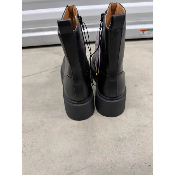 Wild Fable Honor Black Front Zip Platform Ankle Boots Womens 7.5 Lug Sole NEW - Image 4