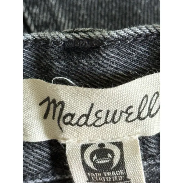 Madewell Superwide Leg Jeans‎ Womens Size 29 Gray Faded Wash Denim - Image 5