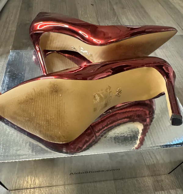 ALDO Women's Pump Heel in Metallic Red - Image 11