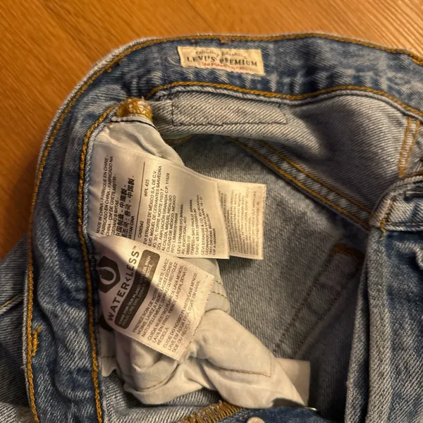 501 Levi's Waist Size 25 Length 28 Levi Strauss Denim Blue Jeans Ripped … - Image 4
