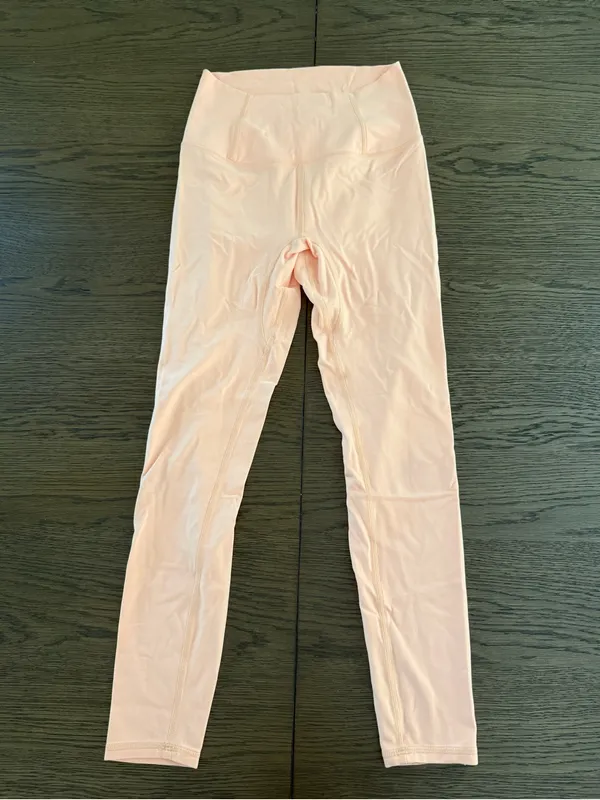 FP Movement Never Better Set - V-Neck Bralette & High-Waist Leggings in Melon - Image 4