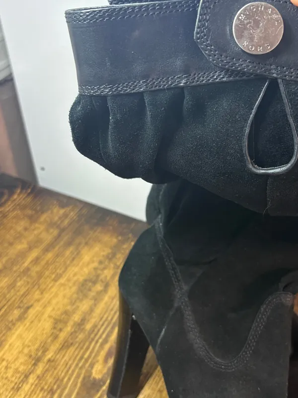 Michael Kors black heeled boots size 9 - Image 4