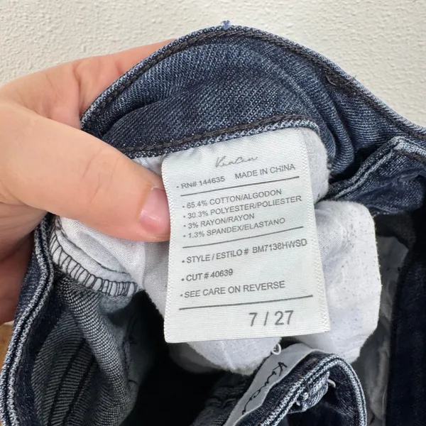 Kancan‎ Dark Wash Flare Jeans Size 7/27 - Image 4