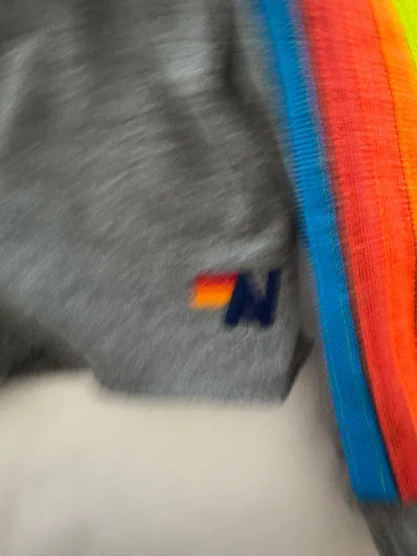 Aviator Nation Grey Crewneck Cropped - Image 2