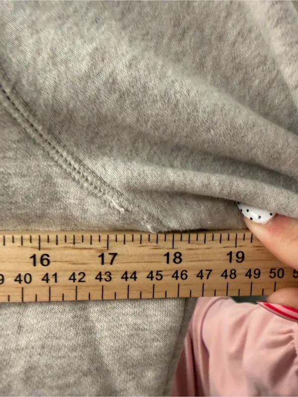 L.L. Bean Neutral Sherpa-Lined Zip Hoodie Jacket - Image 5