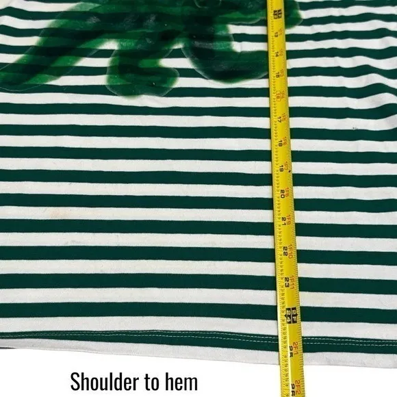 NEW Zara Dinosaur and Stripe Tee Novelty Comfort Fun Quirky Camp L - Image 11