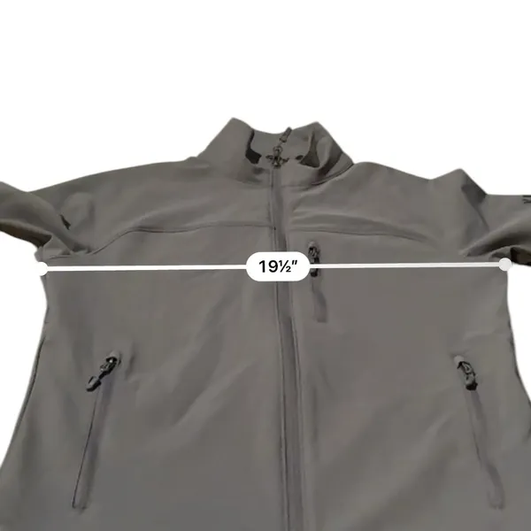 Marmot Women's Tempo Jacket Gray Long Sleeve Full Zip Embroidered Jacket‎ Sz S - Image 7