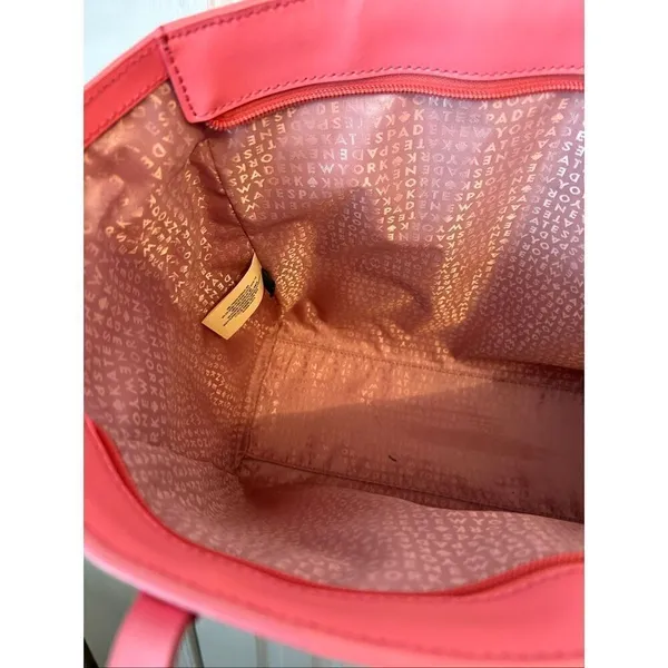 Kate Spade Violeta White Street Tote Purse Pink - Image 2