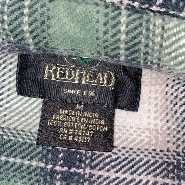 RedHead button down shirt shacket size medium cotton fabric - Image 7