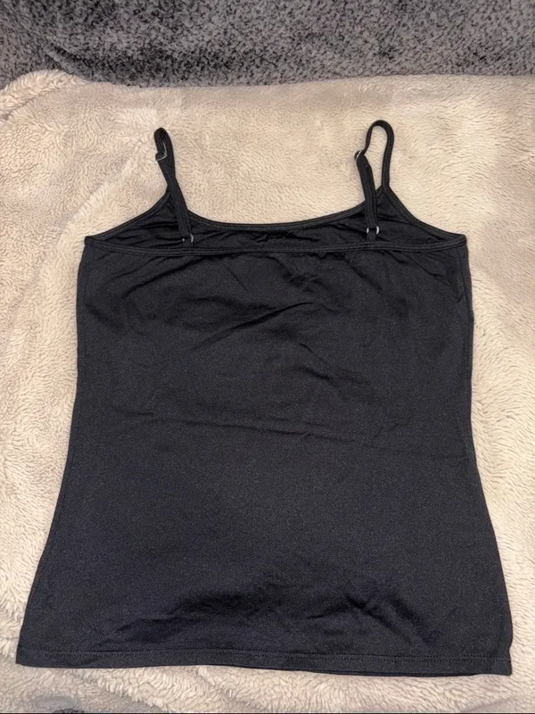 🎉4 for $20 White House Black Market Black Spaghetti Strap Cami, Small - Image 2