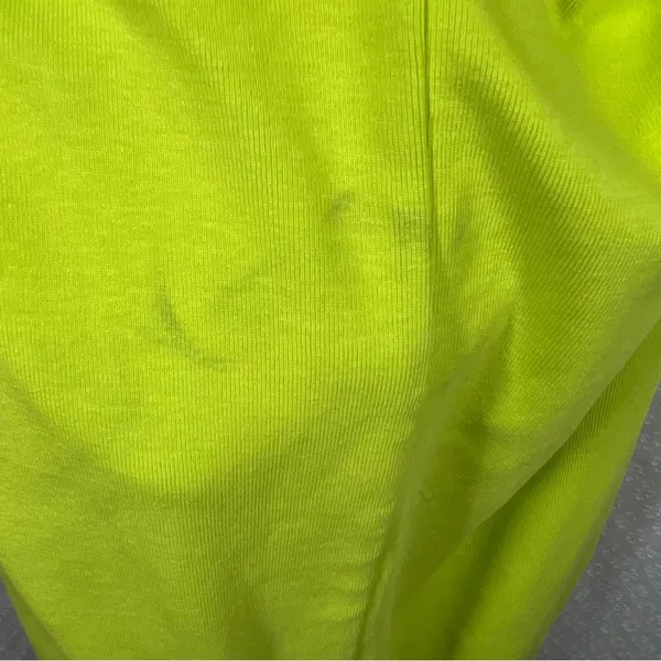 Zara NWT Lime Green Asymmetric Bodycon Midi‎ Dress - Image 9