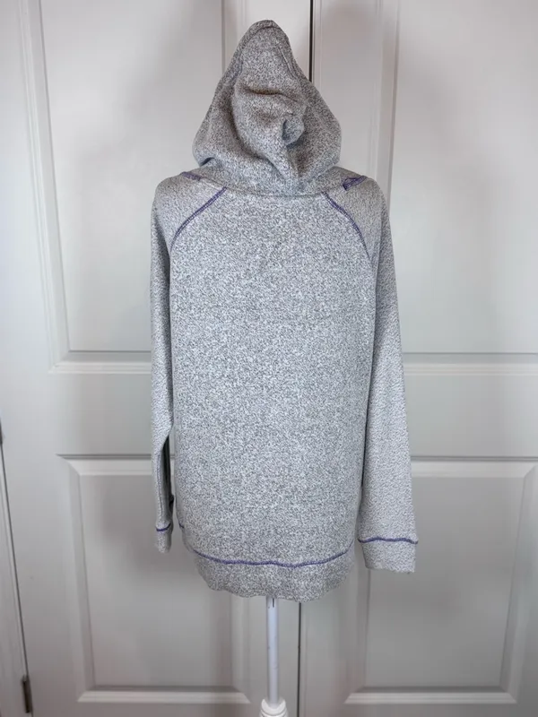 Wicked Musical Hoodie Womens Medium Gray Purple Logo Broadway Theater Lounge Top - Image 4