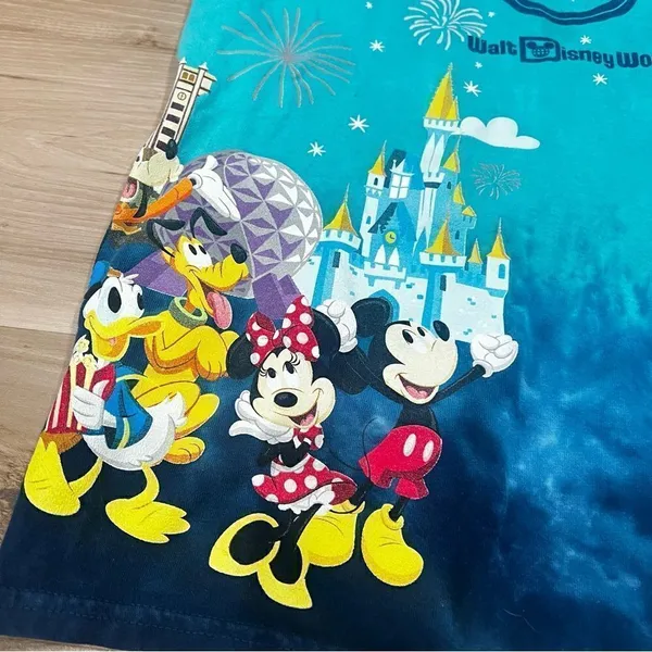Disney Parks 2019 Tie Dye Graphic Tee Women’s Small - Image 2